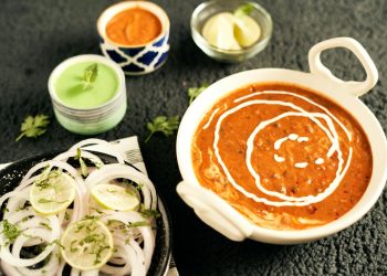 Dal Makhani on a White Bowl