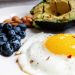 Egg Near Blueberries