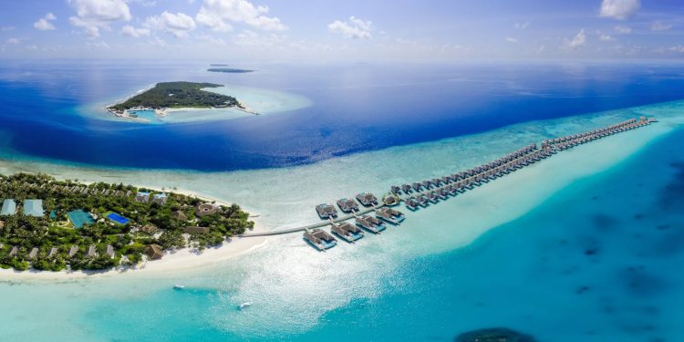 Aerial Photography of Sand Bars