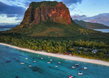 Scenic Photo of Le Morne Brabant in Mauritius