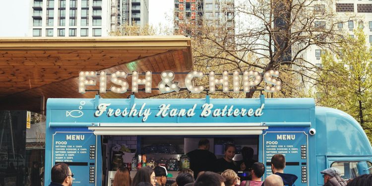 Blue Fish & Chips Food Truck