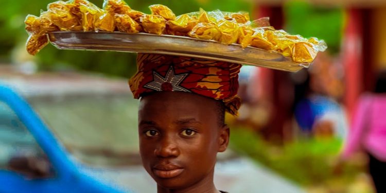 Free stock photo of african boy, african market, banana plantation