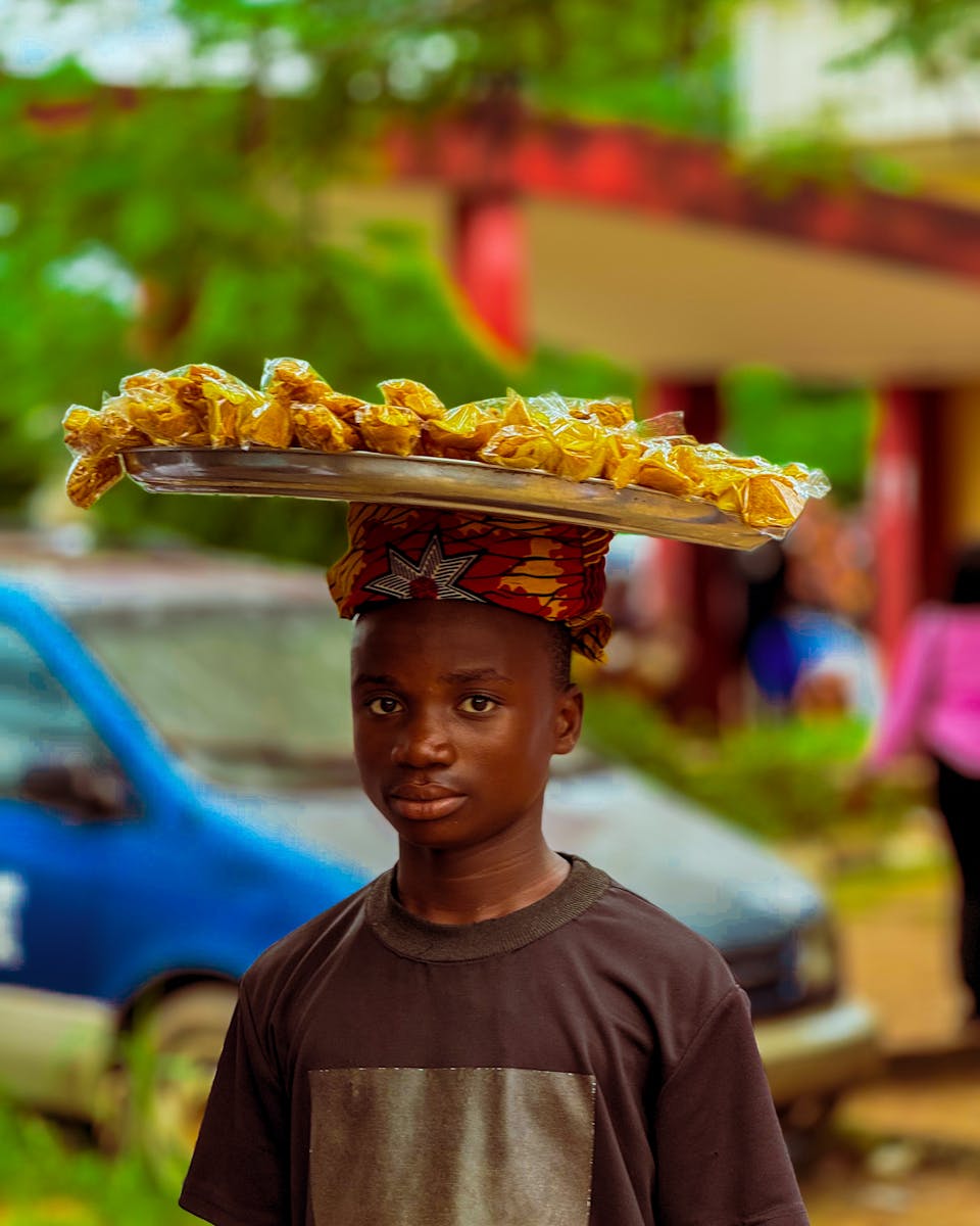 Free stock photo of african boy, african market, banana plantation