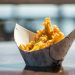 Fish & Chips Served in a "Boat" in Steveston, BC, Canada