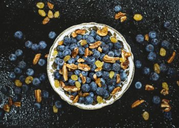 Top View Photo Of Blueberries