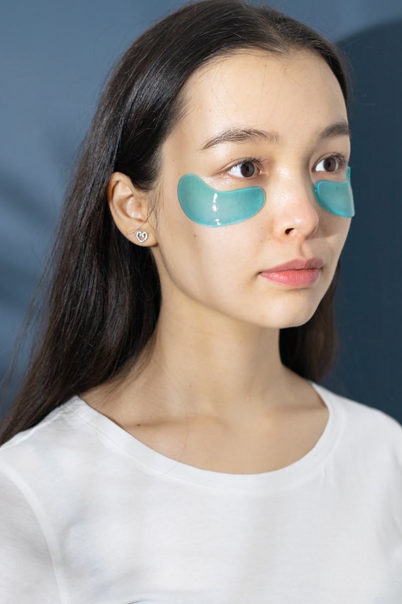 A Woman With Under Eye Patches