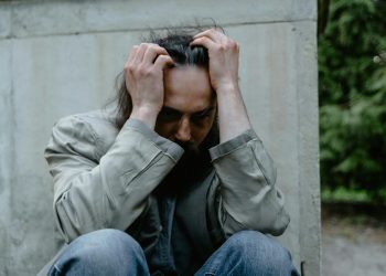 Depressed Homeless Man