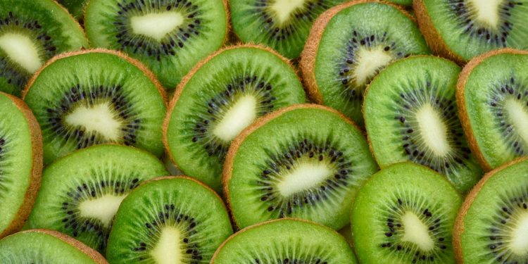Sliced Kiwi Fruits