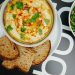 Hummus on White Ceramic Bowl